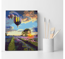 Набор для рисования по номерам 30*40 "Воздушные шары" ECO(без коробки) 1127