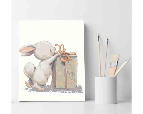 Set pictură pe numere 30*40 "Cadou drăguț" ECO(fara cutie) 3481