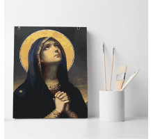 Set pictură pe numere 30*40 "Rugăciunea Maicii Domnului" ECO(fara cutie) 2966