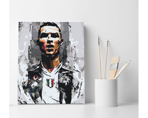 Набор для рисования по номерам 30*40 "Ronaldo" ECO(без коробки) 2985