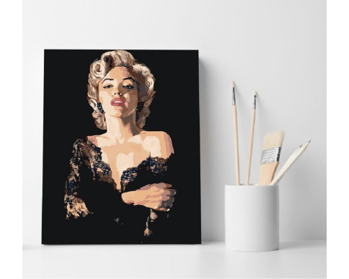 Set pictură pe numere 30*40 "Marilyn Monroe" ECO(fara cutie) 3035