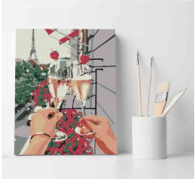 Set pictură pe numere 30*40 "Toast la Paris" ECO(fara cutie) 3422
