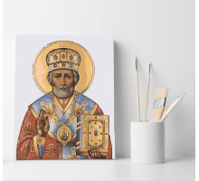 Set pictură pe numere 30*40 "Sfântul Nicolae Făcătorul de Minunii" 2969