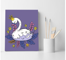 Набор для рисования по номерам 30*40 "Царевна-Лебедь" 4533