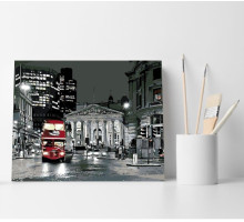 Set pictură pe numere 40*50 "Londra de noapte" 3271