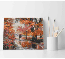 Set pictură pe numere 40*50 "Toamna în doi" 3726