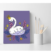 Set pictură pe numere 40*50 "Prințesa Lebădă" 4533
