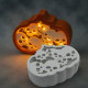 Figurina din gips felinar "Dovleac de Halloween" (craniu), 2 piese, 7*10*3cm. CM*