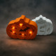 Figurina din gips felinar "Dovleac de Halloween" (liliac), 2 piese, 7*10*3cm. CM*