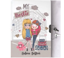 Carnet A5 pentru copii cu lacăt, DEFNE