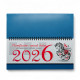 Planificator pe spirala, albastru deschis, bumvenil 2026 30*14