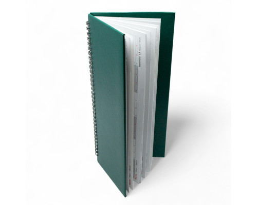 Планинг на спирали, зеленый 2026 30*14