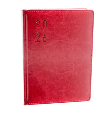 Agenda A5 datata 2026, Clasica, rosu, *4409 (60)