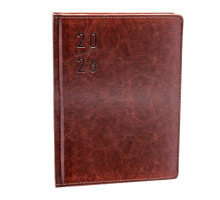 Ежедневник A5 датированный 2026, Clasica, коричневый, *4423 (60)