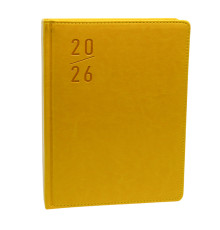 Ежедневник A5 датированный 2026, Clasica, желтый, *4430 (60)