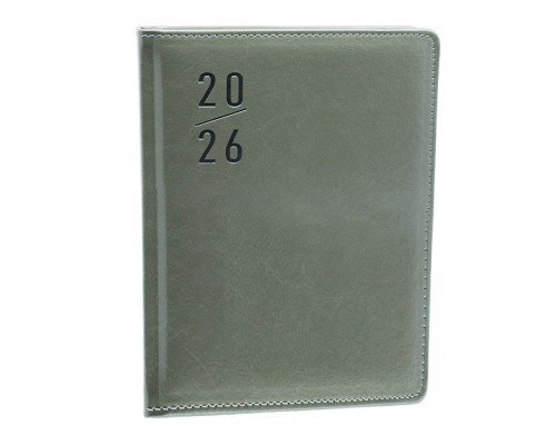 Agenda A5 datata 2026, Clasica, gri, *4447 (60) Agenda A5 datata 2026, Clasica, gri, *4447 (60)