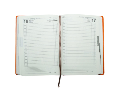 Agenda A5 datata 2026, Clasica, oranj, *4454(60) Agenda A5 datata 2026, Clasica, oranj, *4454(60)