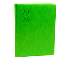 Agenda A5 datata 2026, Clasica, verde deschis, *4461(60)