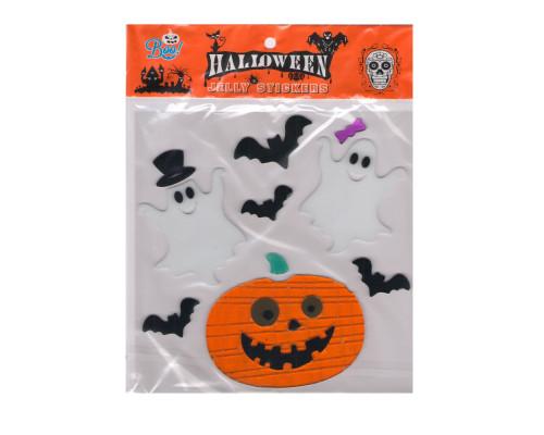 Autocolante gel „HALLOWEEN” 4 modele. S46-22 (12/600)
