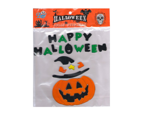 Наклейки гелевые "HALLOWEEN" 4 диз. S46-23 (12/600)