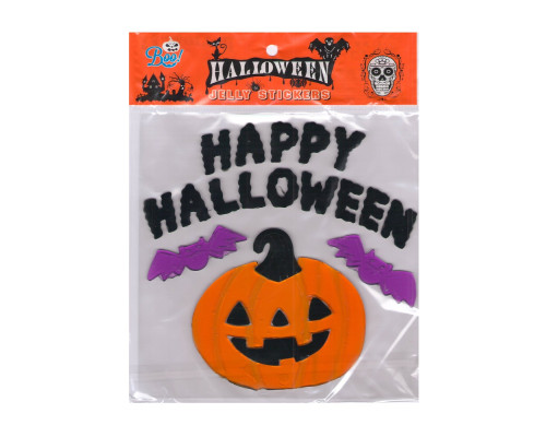 Наклейки гелевые "HALLOWEEN" 4 диз. S46-23 (12/600)