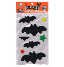 Наклейки гелевые "HALLOWEEN" 4 диз. S46-24 (12/600)