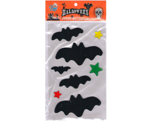 Наклейки гелевые "HALLOWEEN" 4 диз. S46-24 (12/600)