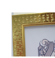 Фоторамка A4 (21x29.7cm), 20мм, золото S5-5 (60)