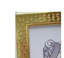 Фоторамка A4 (21x29.7cm), 20мм, золото S5-5 (60)