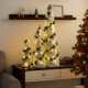 Set 3 brăduți decorativi cu iluminare LED, alb *4631 (8)