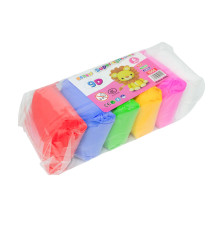 Моделин 6 цв., 50гр., в пакете с 3 стеками,5006 (120)