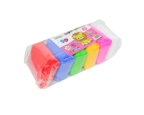 Set modelin 6 culori, 50gr.,+3 cutite 5006 (120)