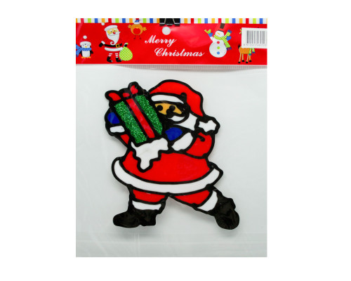 Autocolante de Crăciun din silicon, 17x13 cm, 4 modele *0123 (960)