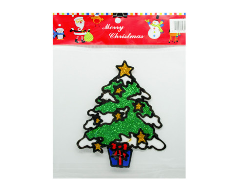 Autocolante de Crăciun din silicon, 17x13 cm, 4 modele *0123 (960)