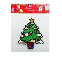 Autocolante de Crăciun din silicon, 17x13 cm, 4 modele *0123 (960)