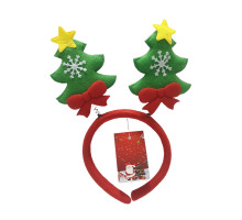 Обруч новогодний "Ёлочки" ассорти *4641 (12/600)