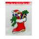 Autocolante de Crăciun din silicon, 17x13 cm, 4 modele *0208 (240)