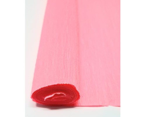 Hartie creponata densa, 0,5*2,5m , roz (100)