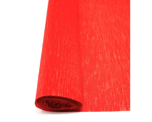 Hartie creponata densa, 0,5*2,5m , rosu (100)