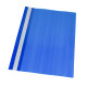 Mapa dosar A4, plastic 120mkx180mk, albastru, fara perforare (12/1200)