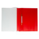 Mapa dosar A4, plastic 120mkx180mk, roșu, fara perforare (12/1200)