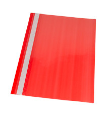 Mapa dosar A4, plastic 120mkx180mk, roșu, fara perforare (12/1200)