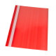 Mapa dosar A4, plastic 120mkx180mk, roșu, fara perforare (12/1200)