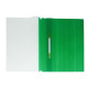 Mapa dosar A4, plastic 120mkx180mk, verde, fara perforare (12/1200)