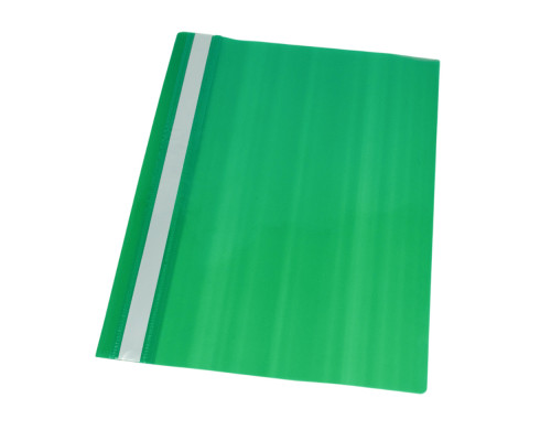 Mapa dosar A4, plastic 120mkx180mk, verde, fara perforare (12/1200)