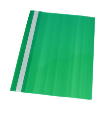 Mapa dosar A4, plastic 120mkx180mk, verde, fara perforare (12/1200)