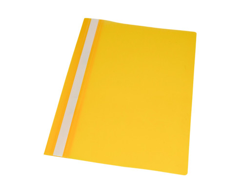 Mapa dosar A4, plastic 120mkx180mk, galben, fara perforare (12/1200)