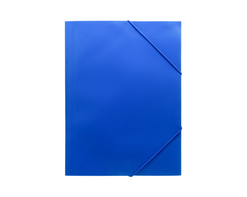 Mapa din plastic cu elastic A4, albastru (12/120/480)