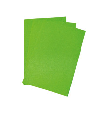 Spumă eva autoadezivă cu sclipici 20x30cm, verde deschis 10foi CH-4