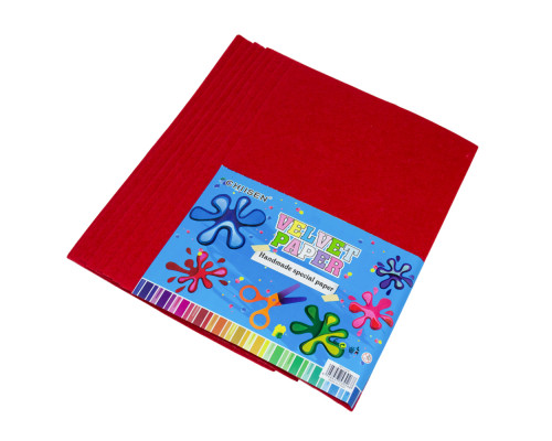 600931 Fetru 20*30cm rosu, 2mm, 10 coli (10)